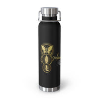 Thumbnail for Yoga Spiritual Meditation Copper Vacuum Insulated Bottle 22oz  – Metamorphosis 555 Angel Number Printify