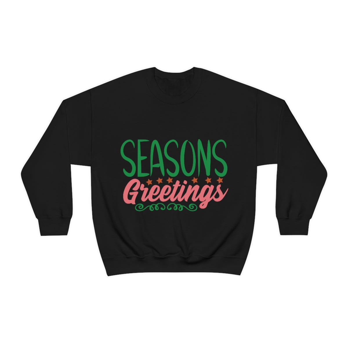 Merry Christmas Unisex Sweatshirts , Sweatshirt , Women Sweatshirt , Men Sweatshirt ,Crewneck Sweatshirt, Season’s Greetings Printify