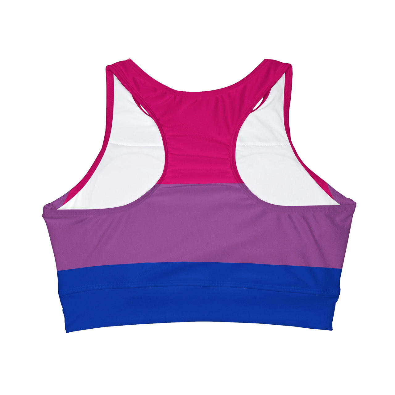 Bisexual Flag High Neck Crop Bikini Top SHAVA CO