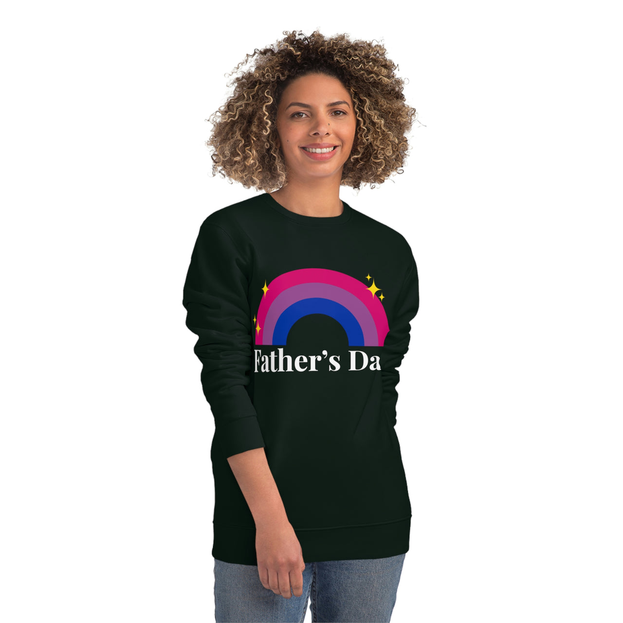 Bisexual Pride Flag Sweatshirt Unisex Size - Father's Day Printify