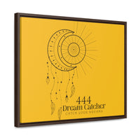Thumbnail for Yoga Spiritual Meditation Canvas Print With Horizontal Frame - Protection 444 Angel Number Printify
