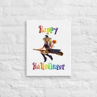 Thumbnail for Transgender Halloween Canvas-Trans Pride LGBT Halloween/Happy HalloQueer SHAVA