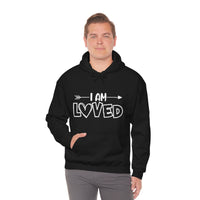 Thumbnail for Affirmation Feminist Pro Choice Unisex Hoodie - I Am Loved Printify
