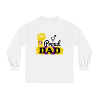 Thumbnail for Intersexual Pride Flag Unisex Classic Long Sleeve Shirt - Proud Dad Printify