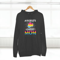 Thumbnail for Pansexual Flag Mother's Day Unisex Premium Pullover Hoodie - #1 World's Gayest Mom Printify