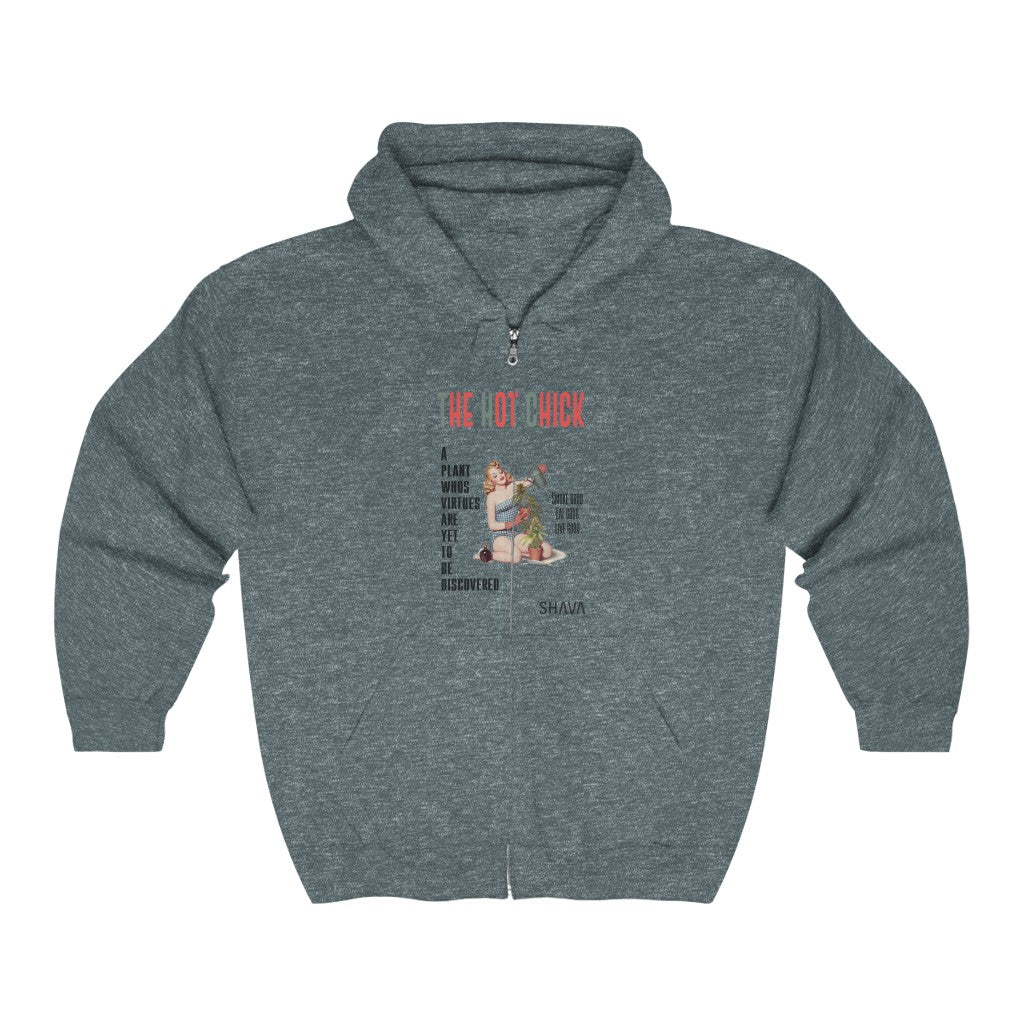 VCC Unisex Heavy Blend™ Full Zip Hooded Sweatshirt / the hot chick Printify