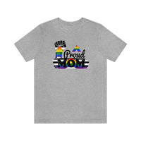 Thumbnail for Straight Ally Pride Flag Mother's Day Unisex Short Sleeve Tee - Proud Mom SHAVA CO