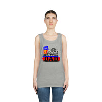Thumbnail for Polyamory Pride Flag Heavy Cotton Tank Top Unisex Size - Proud Dad Printify