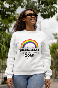 Thumbnail for Unisex Christmas LGBTQ Heavy Blend Crewneck Sweatshirt - Queermas Is At The Other Xole Printify