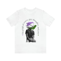 Thumbnail for Genderqueer Flag LGBTQ Affirmation T-shirt  Unisex Size - Head Full Of Roses Printify