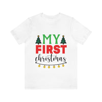 Thumbnail for Classic Unisex Christmas T-shirt - My First Christmas Printify