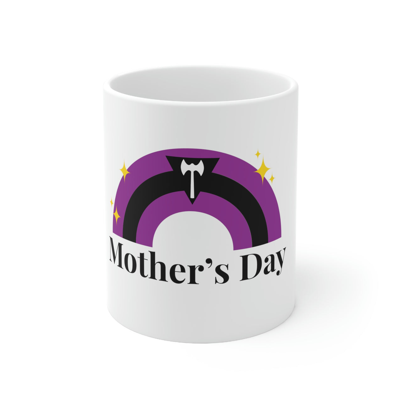 Labrys Lesbian Flag Ceramic Mug  - Mother's Day Printify