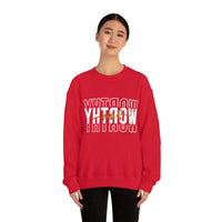 Thumbnail for Affirmation Feminist Pro Choice Sweatshirt Unisex  Size – I am Worthy Printify