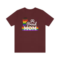 Thumbnail for Philadelphia Pride Flag Mother's Day Unisex Short Sleeve Tee - Proud Mom SHAVA CO