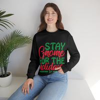 Thumbnail for Merry Christmas Unisex Sweatshirts , Sweatshirt , Women Sweatshirt , Men Sweatshirt ,Crewneck Sweatshirt, Stay Gnome for the Holidays Printify