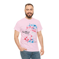 Thumbnail for SHAVA CO Transgender Flag 2023 Pride, Key West Unisex Heavy Cotton Tee - My Rainbow Is In My DNA Printify