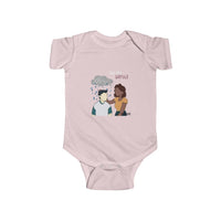 Thumbnail for IAC KIDS Clothing  Infant Fine Jersey Bodysuit / You are Worthy (Depression) Printify