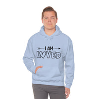Thumbnail for Affirmation Feminist Pro Choice Unisex Hoodie - I Am Loved Printify