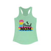 Thumbnail for Pansexual Pride Flag Mother's Day Ideal Racerback Tank - Proud Mom SHAVA CO
