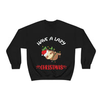 Thumbnail for Merry Christmas Unisex Sweatshirts , Sweatshirt , Women Sweatshirt , Men Sweatshirt ,Crewneck Sweatshirt, Have a Lazy Christmas Printify