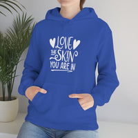 Thumbnail for Affirmation Feminist Pro Choice Unisex Hoodie - Love the Skin You are In Printify