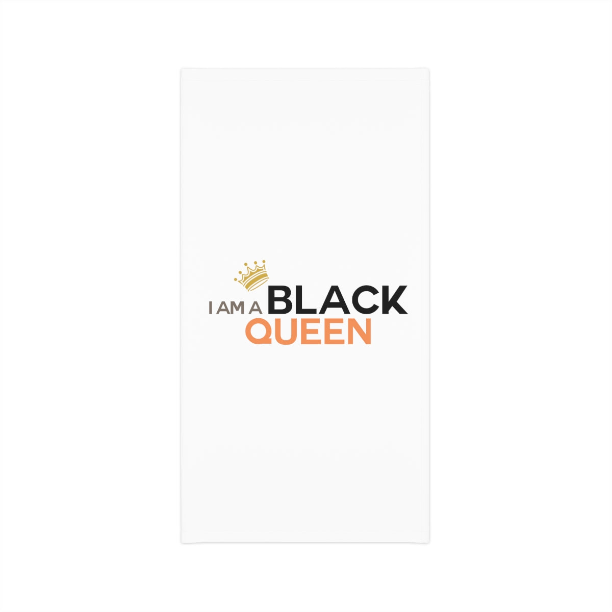 Lightweight Neck Gaiter - Black Queen (White) Printify