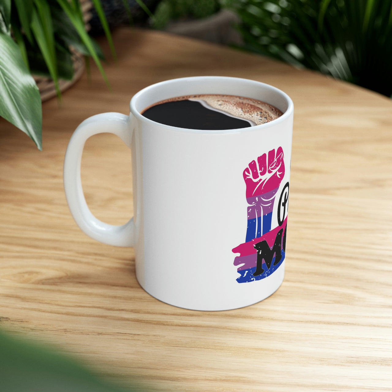 Bisexual Flag Ceramic Mug  - Proud Mom Printify