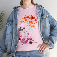 Thumbnail for SHAVA CO Lesbian Flag 2023 Pride, Ohio Unisex Heavy Cotton Tee - My Rainbow Is In My DNA Printify