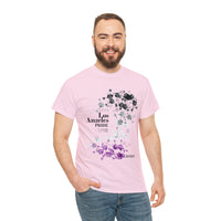 Thumbnail for SHAVA CO Asexual Flag 2023 Pride, Los Angeles Unisex Heavy Cotton Tee - My Rainbow Is In My DNA Printify