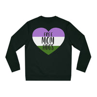Thumbnail for Genderqueer Pride Flag Sweatshirt Unisex Size - Free Mom Hugs Printify