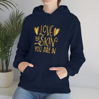 Thumbnail for Affirmation Feminist Pro Choice Unisex Hoodie - Love The Skin You Are In Printify