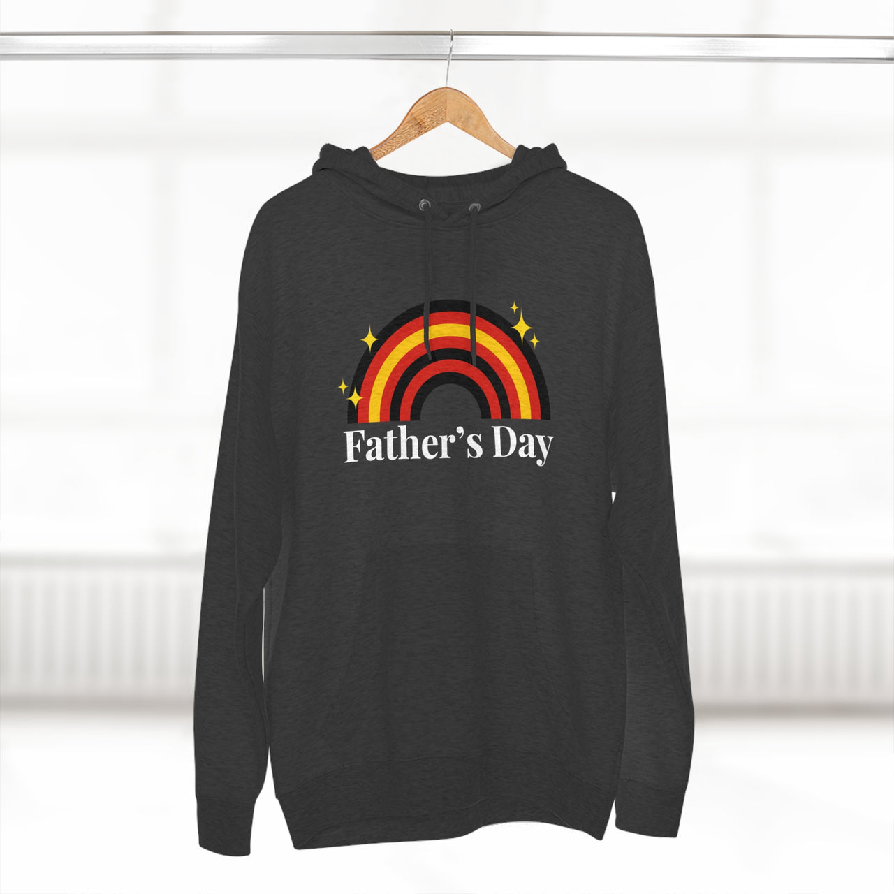 Rubber Pride Flag Unisex Premium Pullover Hoodie - Father's Day Printify