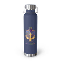 Thumbnail for Yoga Spiritual Meditation Copper Vacuum Insulated Bottle 22oz  –  Reflection 666 Angel Number Printify