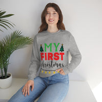 Thumbnail for Merry Christmas Unisex Sweatshirts , Sweatshirt , Women Sweatshirt , Men Sweatshirt ,Crewneck Sweatshirt, My First Christmas Printify