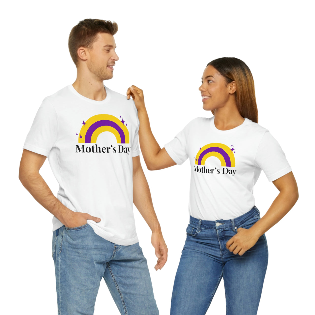 Intersex Pride Flag Mother's Day Unisex Short Sleeve Tee - Mother's Day SHAVA CO
