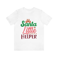 Thumbnail for Classic Unisex Christmas T-shirt - Santa Little Helper Printify