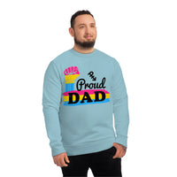 Thumbnail for Pansexual Pride Flag Sweatshirt Unisex Size - Proud Dad Printify