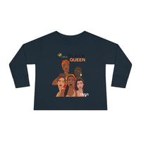 Thumbnail for IAC  KIDS Long Sleeves Toddler Tee / I am Black Queen Printify