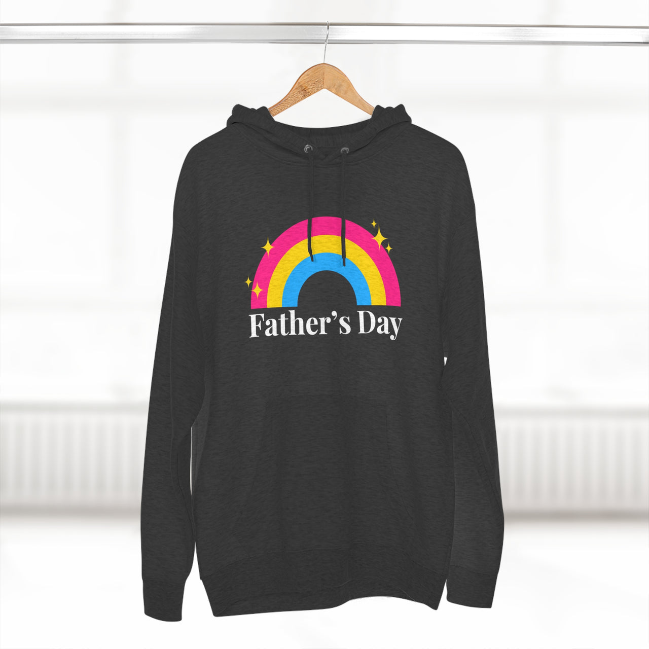 Pansexual Pride Flag Unisex Premium Pullover Hoodie - Father's Day Printify