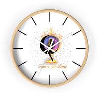 Thumbnail for Yoga Spiritual Meditation Wall clock - Luck 777 Angel Number Printify
