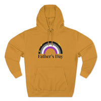 Thumbnail for Asexual Pride Flag Unisex Premium Pullover Hoodie - Father's Day Printify