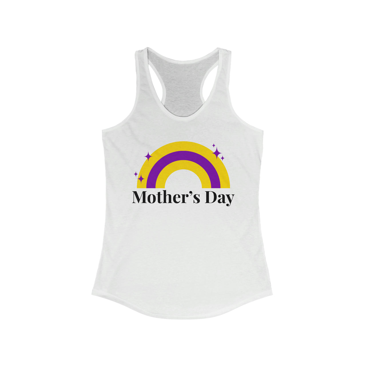 Intersex Pride Flag Mother's Day Ideal Racerback Tank - Mother's Day SHAVA CO