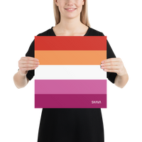 Thumbnail for Lesbian Flag LGBTQ Poster SHAVA
