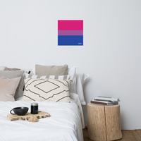 Thumbnail for Bisexual Flag LGBTQ Posters SHAVA