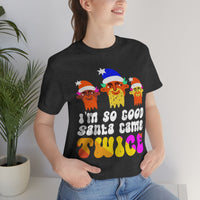 Thumbnail for Classic Unisex Christmas LGBTQ T-Shirt - I’M So Good Santa Came Twice Printify