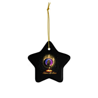 Thumbnail for Yoga Spiritual Meditation Ceramic Ornament , 4 Shape's - Luck 777 Angel Number Printify