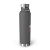 Thumbnail for Affirmation Feminist pro choice Copper Vacuum insulated bottle 22oz -  you are worthy Printify