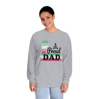 Thumbnail for Abrosexual Pride Flag Unisex Classic Long Sleeve Shirt - Proud Dad Printify