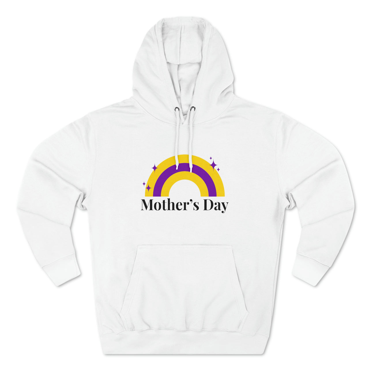 Intersex Flag Mother's Day Unisex Premium Pullover Hoodie - Mother's Day Printify