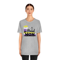 Thumbnail for Nonbinary Pride Flag Mother's Day Unisex Short Sleeve Tee - Proud Mom SHAVA CO